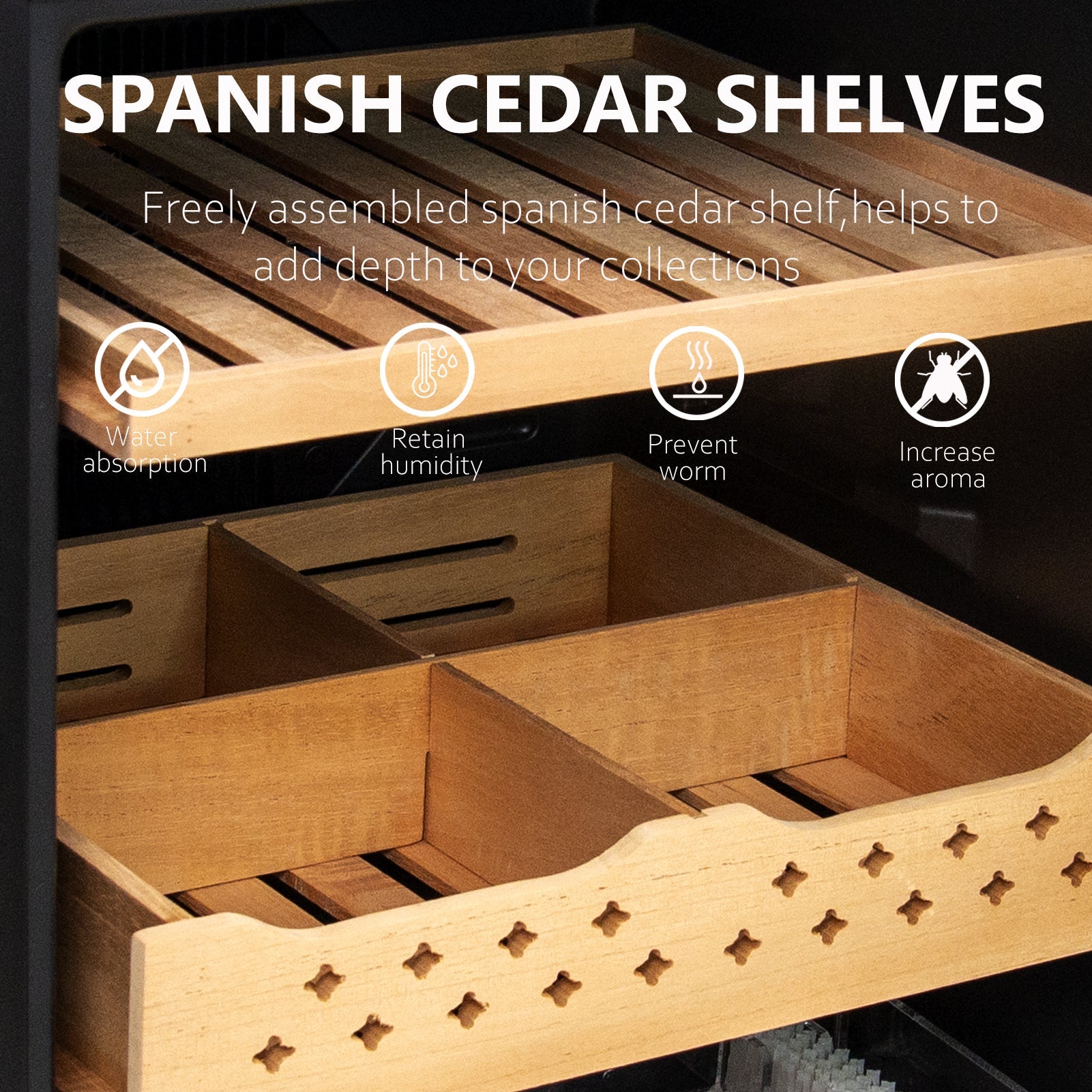 250 Counts Cigar Humidor