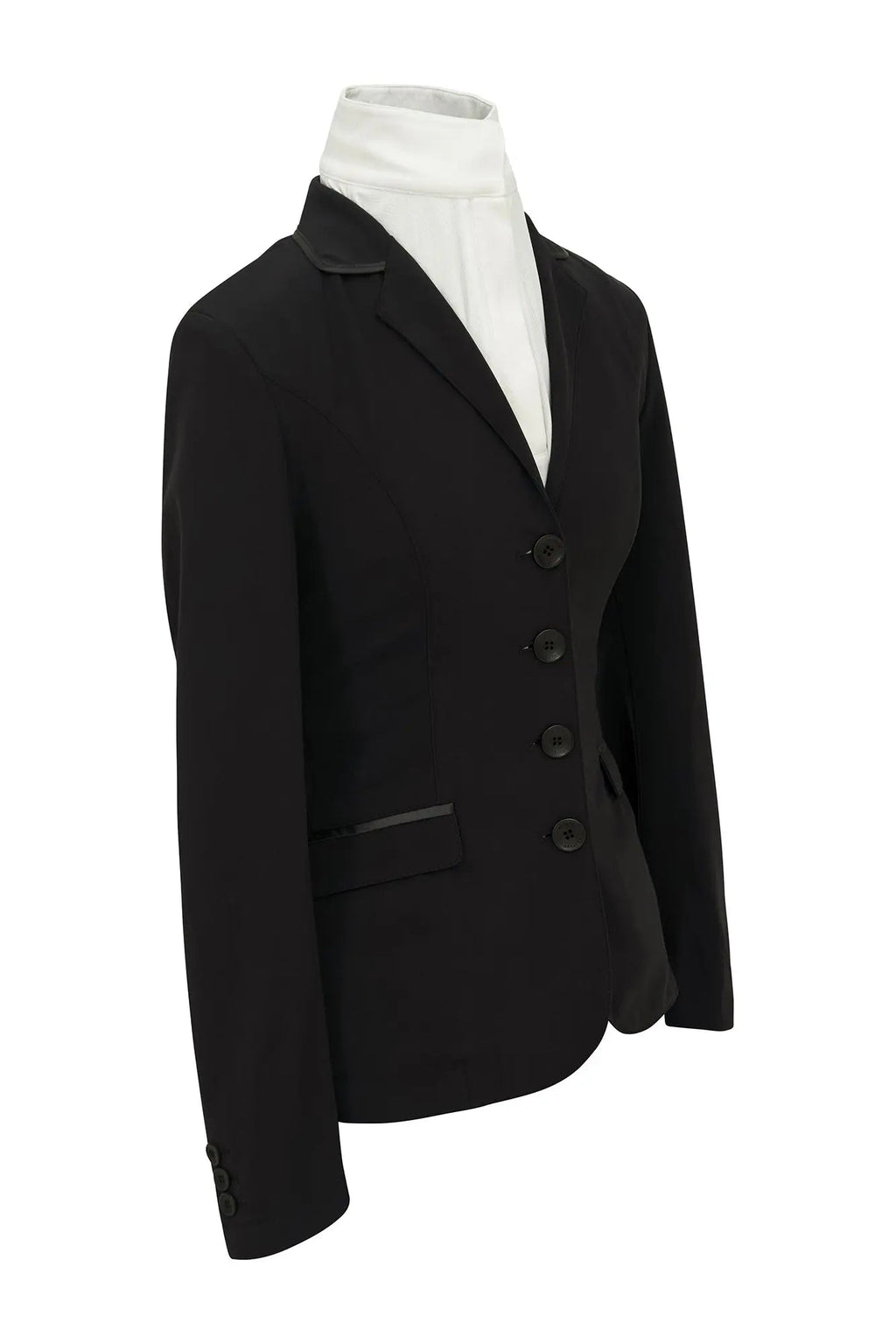 Grand Prix Saltare Dolce 4 Button Riding Jacket, Black