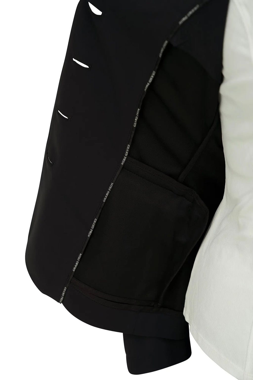 Grand Prix Saltare Dolce 4 Button Riding Jacket, Black