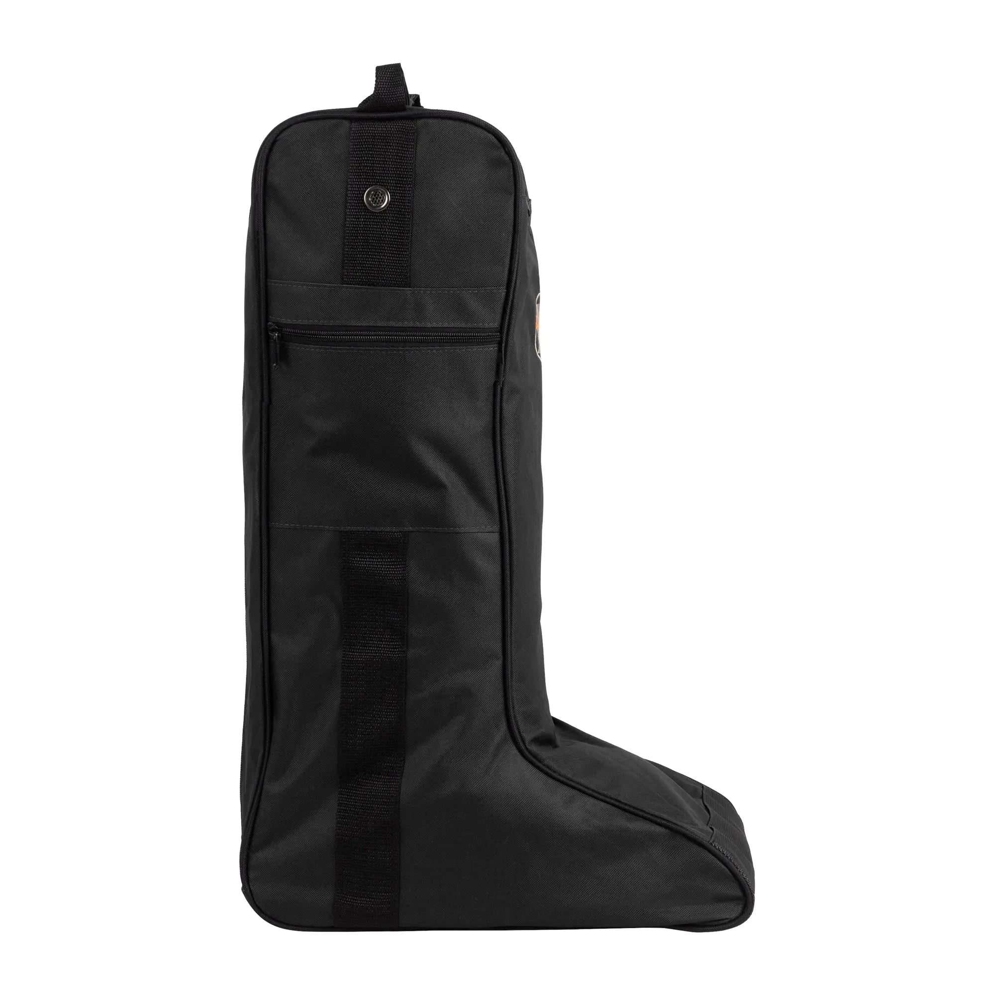 Huntley Equestrian Tall Riding Boot Bag, Black